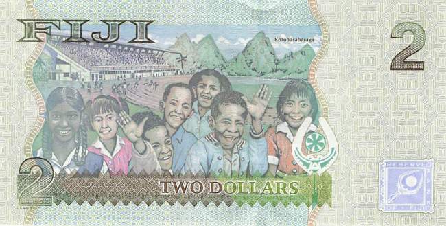 Fiji 2 dollar 2007